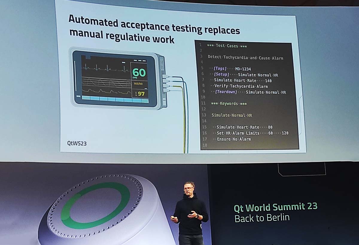 Automated acceptance testing replaces manual regulative work