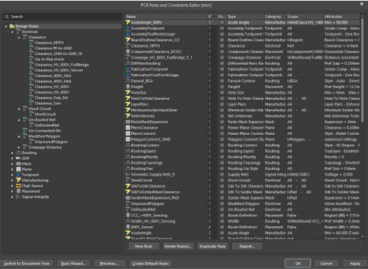 Altium Constraint