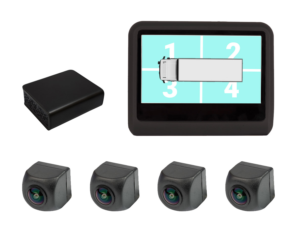 Wireless All-Round Camera System for Large Vehicles