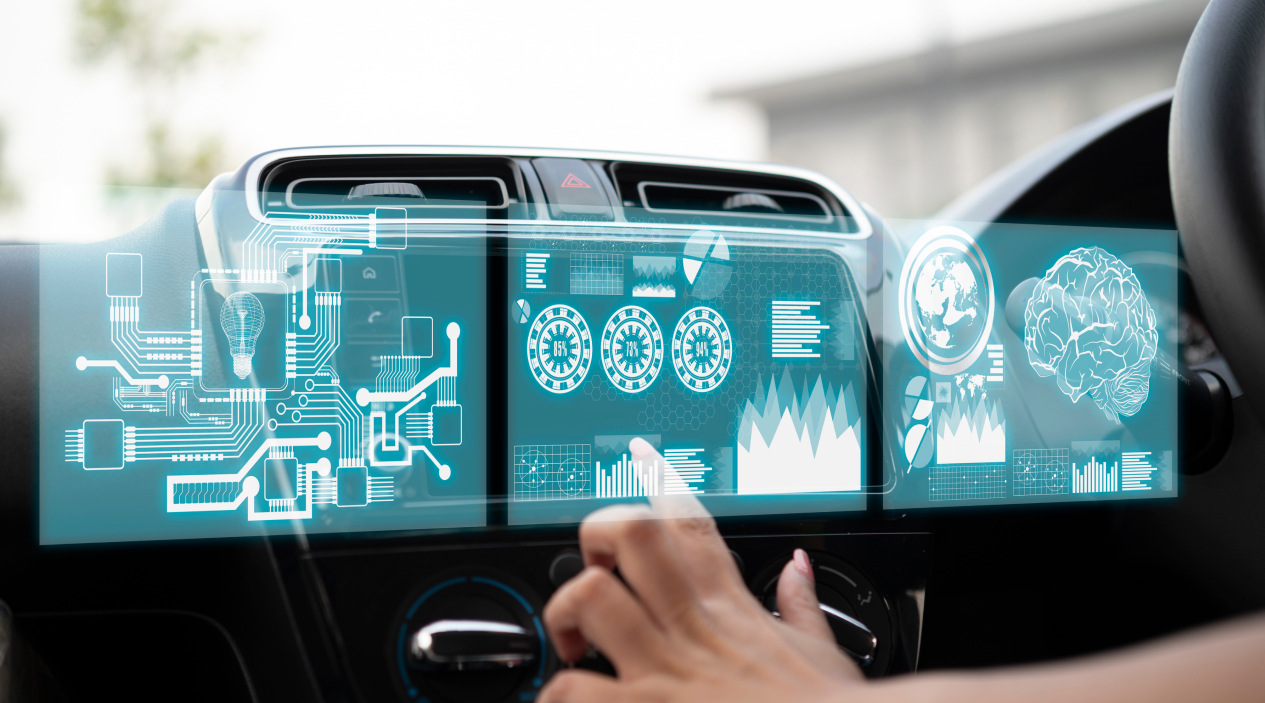 Connected car digital cockpit with payment security and network technology