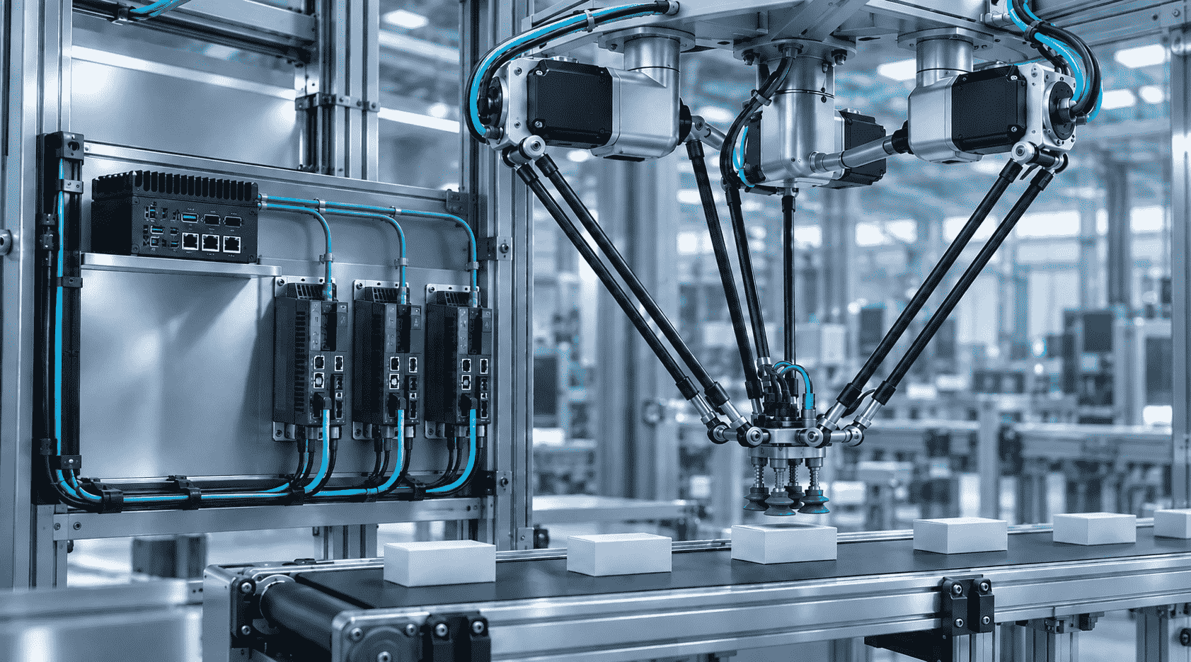 Delta-robot-conveyor