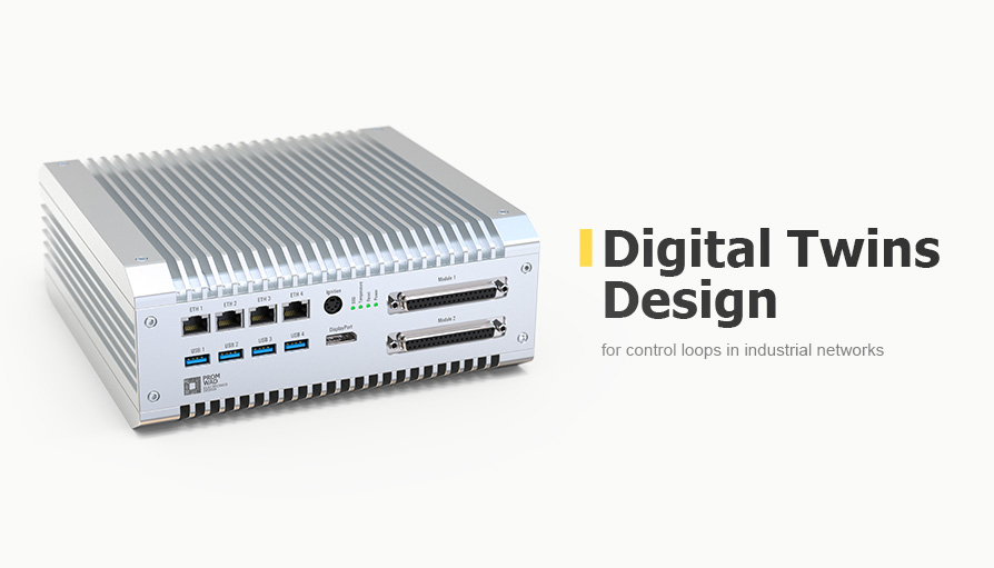 Digital Twins Design for control loops in industrial networks