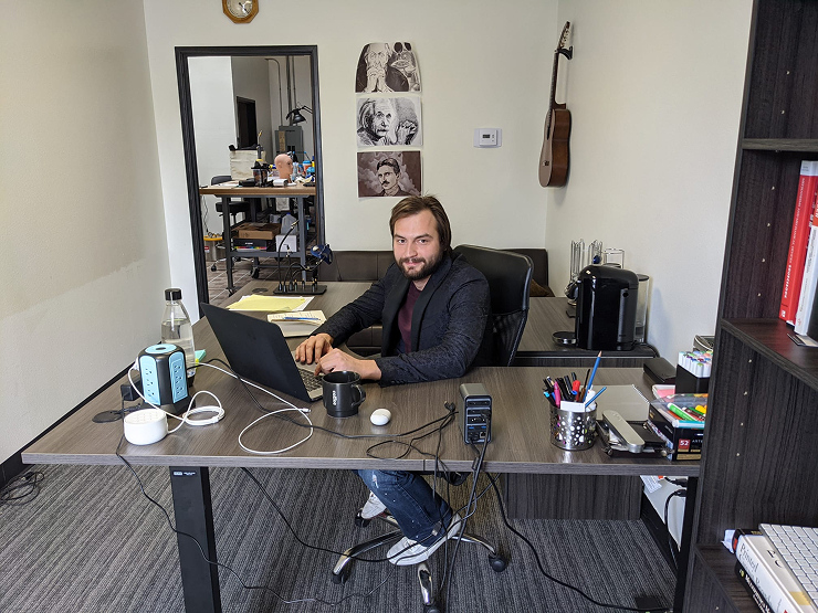 Dmitry Parshkov in San Diego office