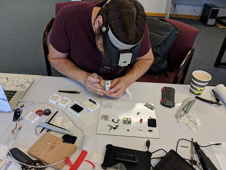 Dmitry Parshkov in San Diego lab