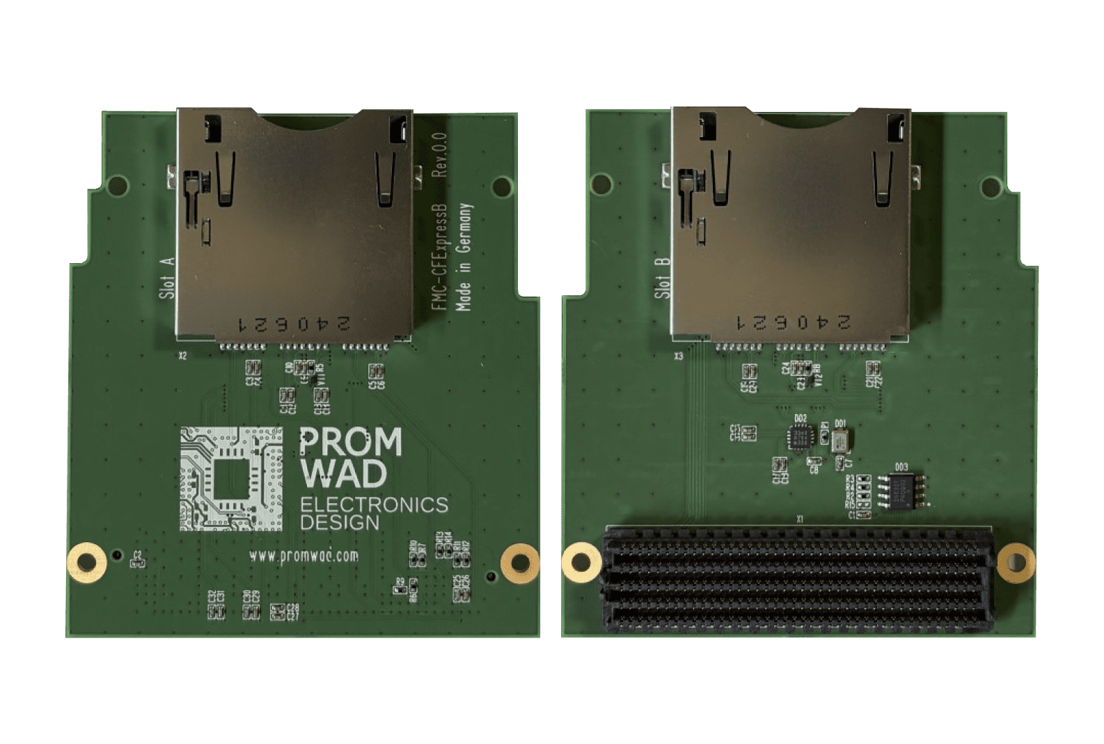 CFexpress Storage Board for Broadcast FPGA Systems