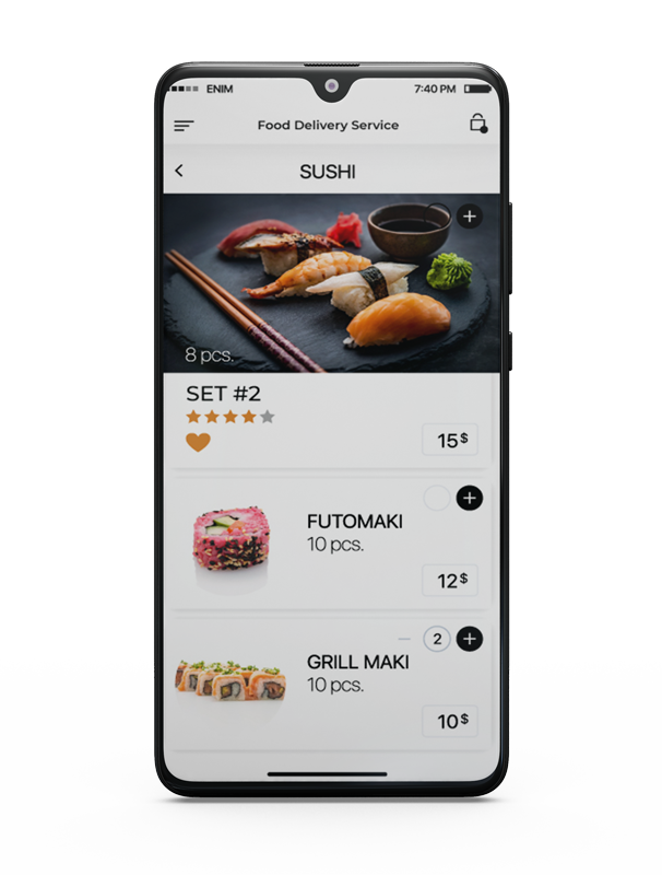 food delivery app