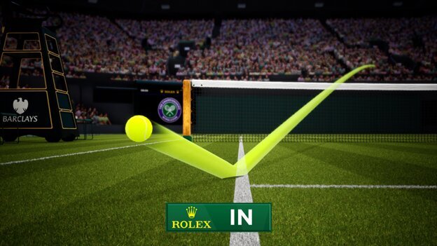 Hawk-Eye system at the Wimbledon 2024