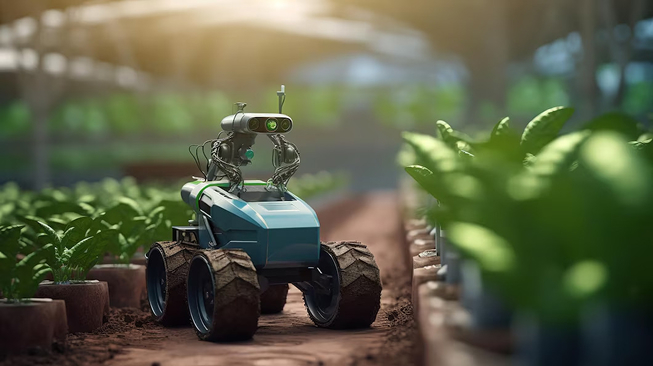 mobile robot for greenhouses