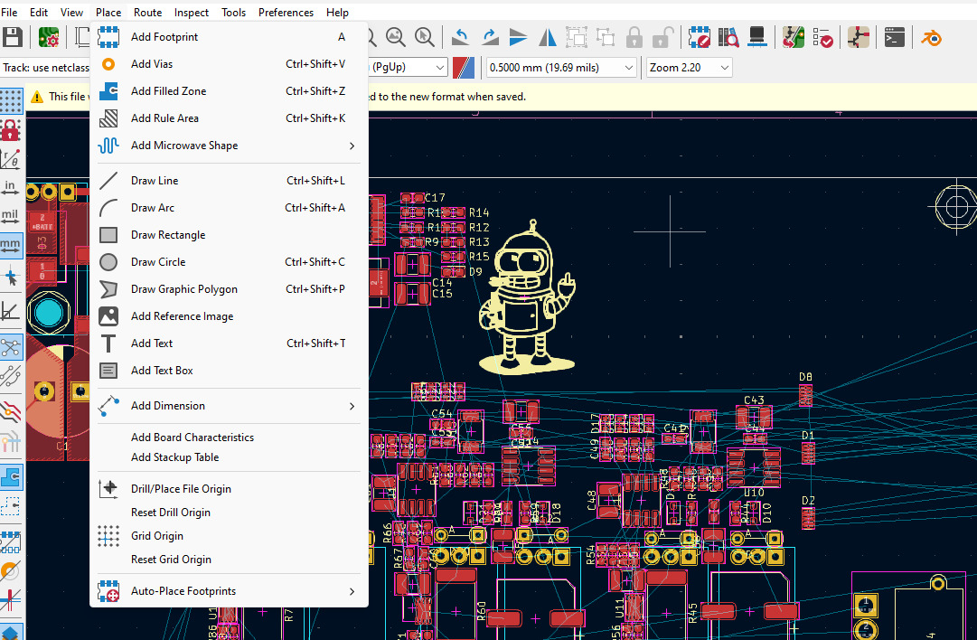 KiCad Copper