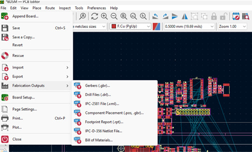 KiCad Output