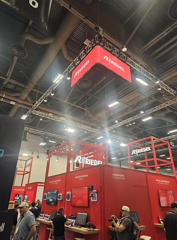 Riedel Communications Booth, at NAB Show, Las Vegas, Apr 2026