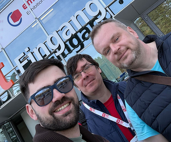 van Kuten & Alex Worobjow, Directors at Promwad GmbH, together with Petr Shamsheyeu, Partner FAE, Lattice Semiconductor