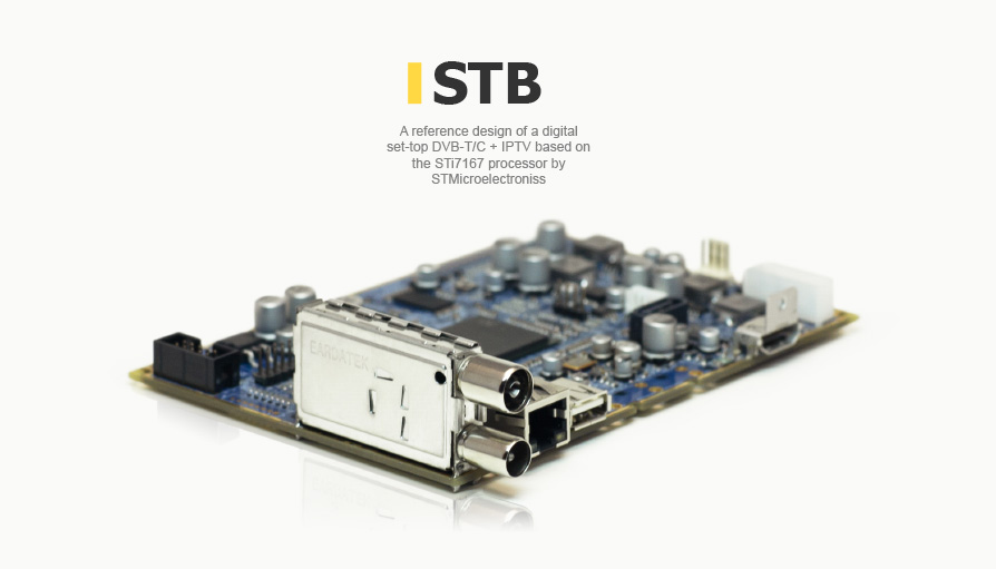 design of a digital set-top DVB-T/C + IPTV based on the STi7 167 processor by STMicroelectronics