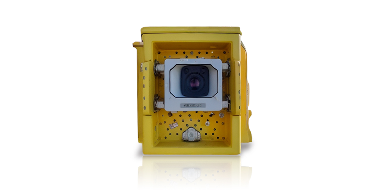 This compact LiDAR can be mounted on a crane arm to provide a detailed 3D site map