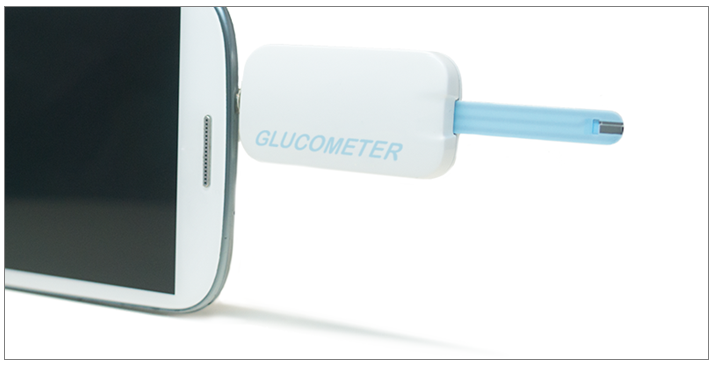 Development of a mobile glucometer for iOS and Android smartphones