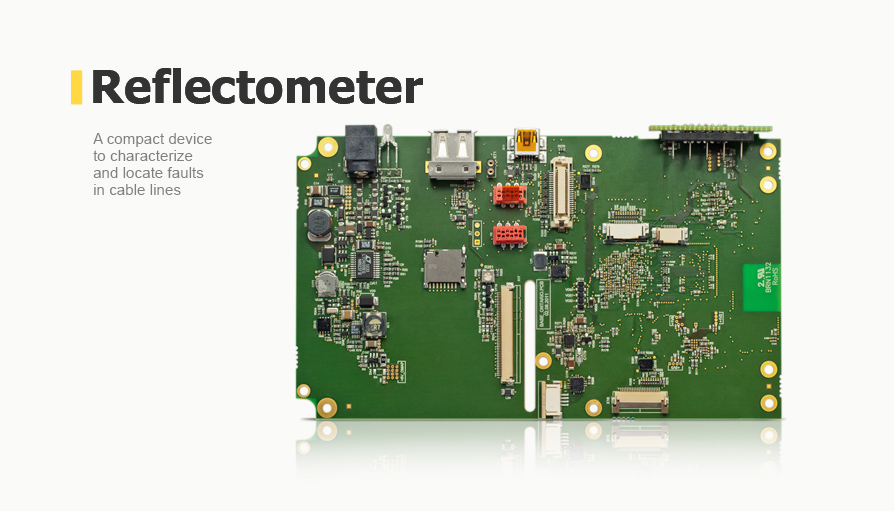 A compact device to characterize and locate faults in cable lines