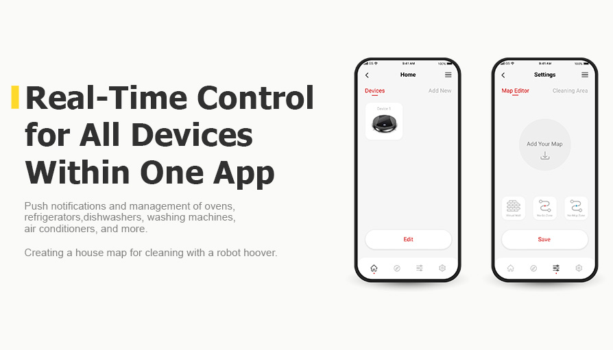 Real-Time Control for All Devices Within One App