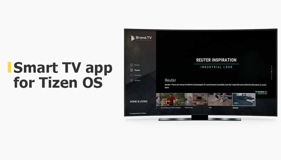 Smart TV app for Tizen OS