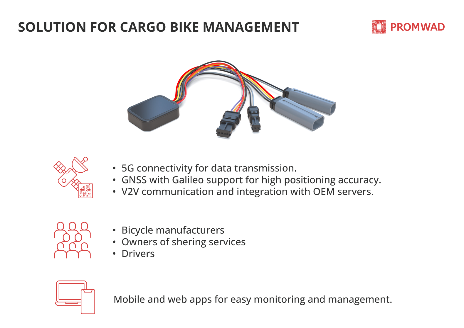 solution for cargo bike management