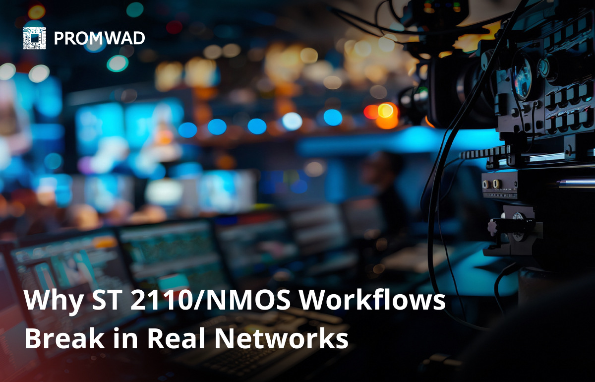 Why ST 2110/NMOS Workflows Fail in Real Networks: PTP Drift, Jitter, and Multivendor IPMX Integration