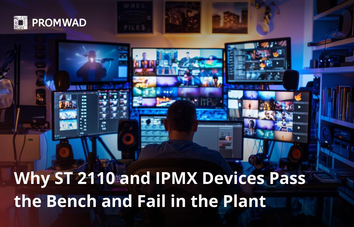 Why ST 2110 and IPMX Devices Pass the Bench and Fail in the Plant