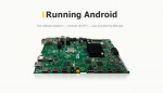 Running Android The software platform — Android (AOSP) — was provided by AMLogic.