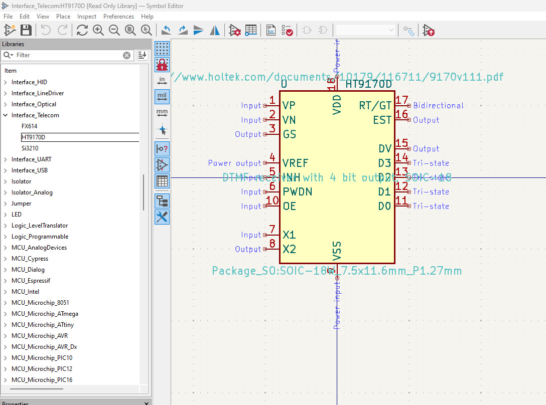 Symbol Libraries KiCad