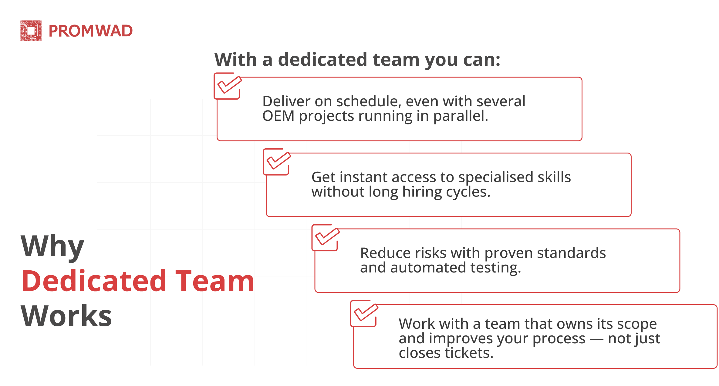 Why Dedicated Team Works