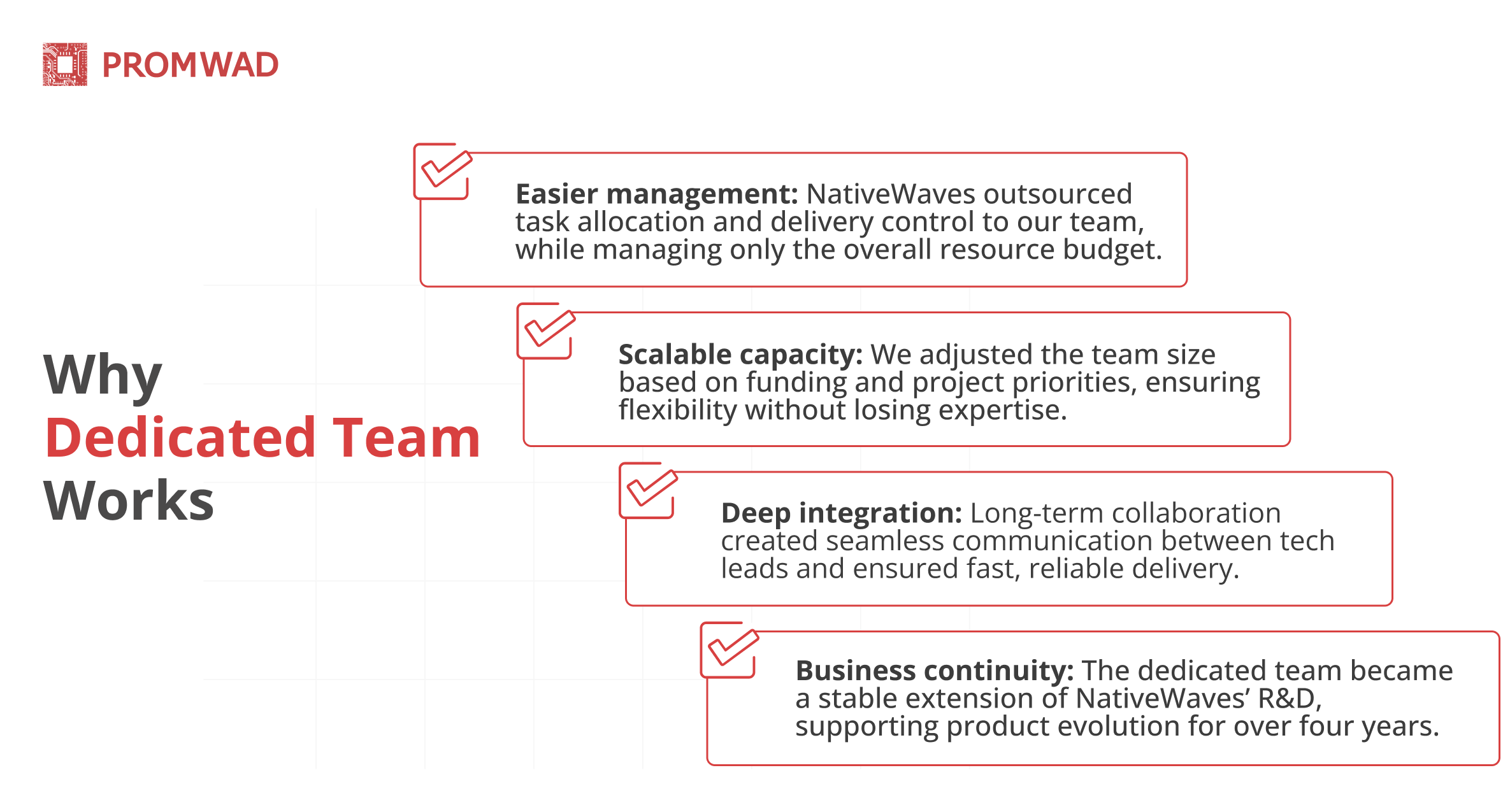 Why Dedicated Team Works 