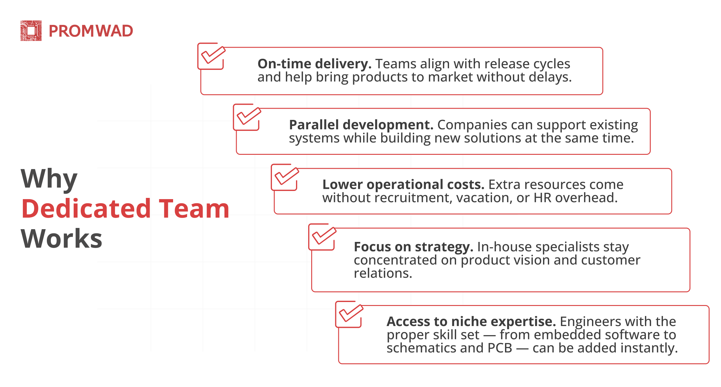 Why Dedicated Team Works 